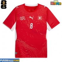 Schweiz Remo Freuler #8 Heimtrikot EM 2024 Kurzarm